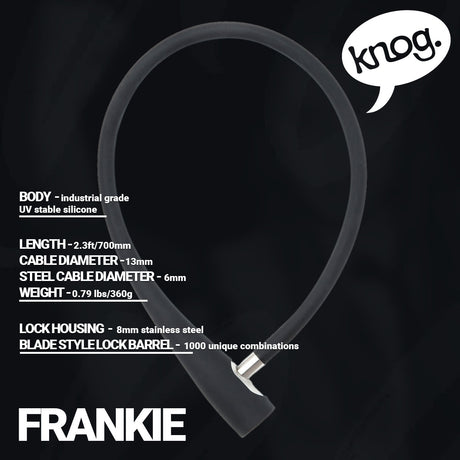 Knog - Frankie REFILL Set - 18 pc Cable Lock Bundle - ZEITBIKE