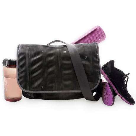 Alchemy Goods - Jefferson Messenger Bag - Black/Grey - ZEITBIKE
