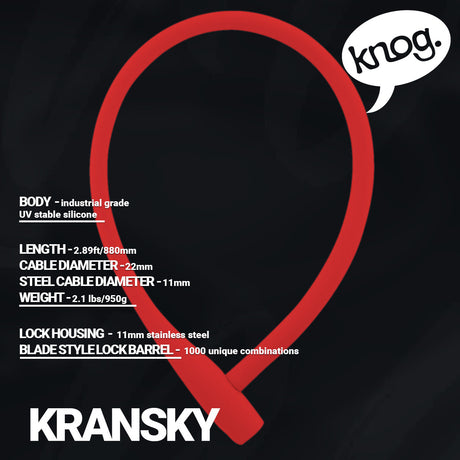 Knog - Kransky - Cable Lock - ZEITBIKE