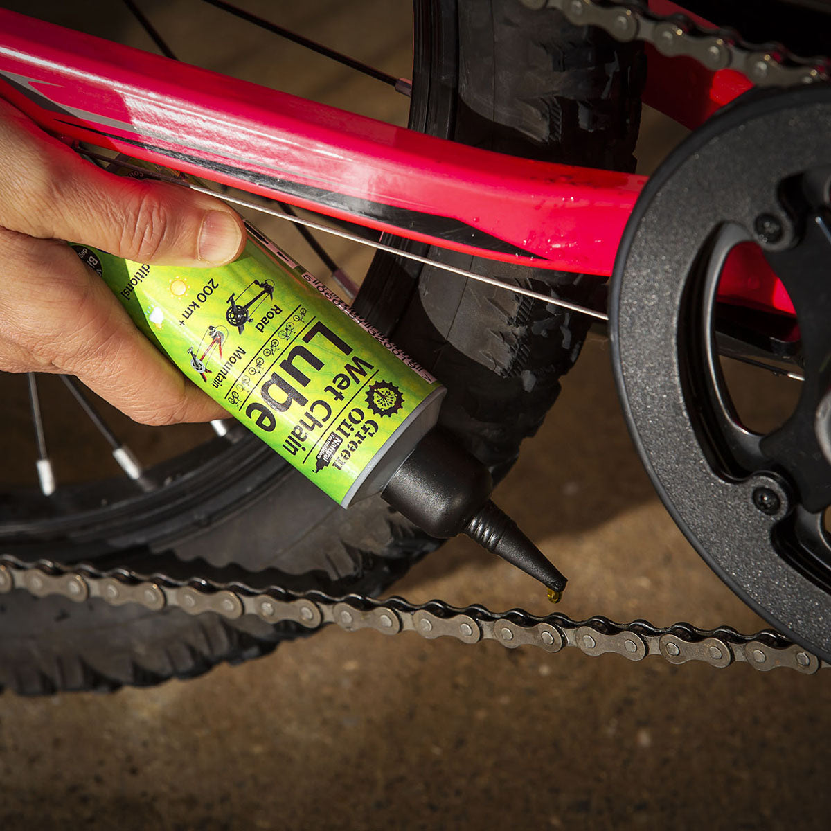 Green Oil - Wet Chain Lube - Wet & Dry Conditions - ZEITBIKE