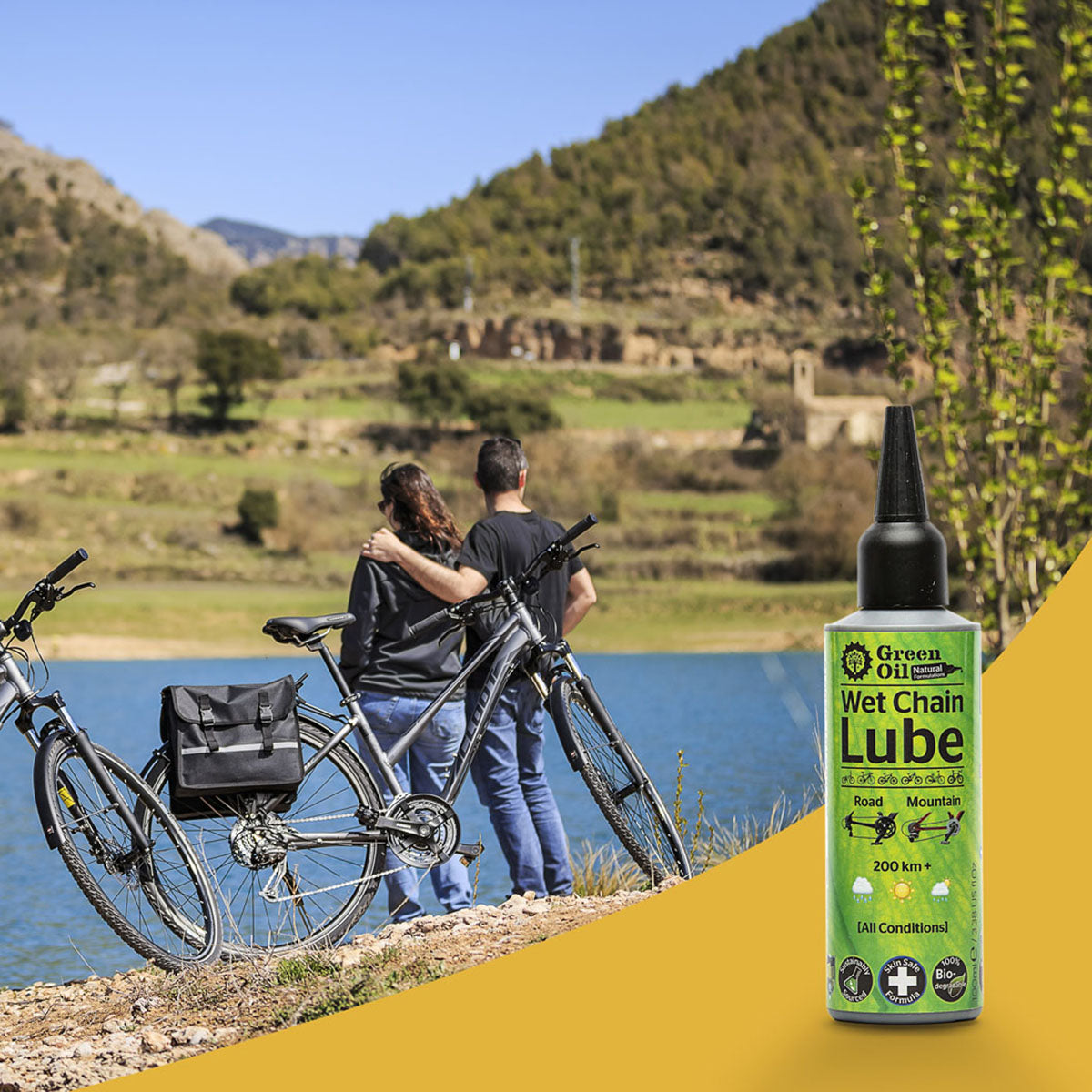 Green Oil - Wet Chain Lube - Wet & Dry Conditions - ZEITBIKE