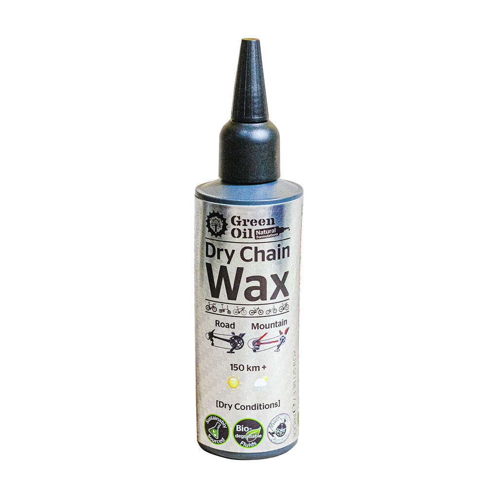 Green Oil White Super Dry Bicycle Chain Wax 100ml