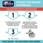 Miles Racing Factory Pack of 25 - Organic - Shimano/TEKTRO/TRP (MI-ORG-23)