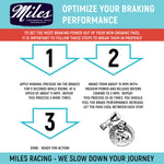 Miles Racing - Disc Pads Organic - Hayes Dyno, Radar, MX5, CX, Ryde - MI-ORG-48