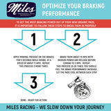 Miles Racing - Disc Pads Organic - Shimano Deore, TEKTRO, TRP & MORE - MI-ORG-23