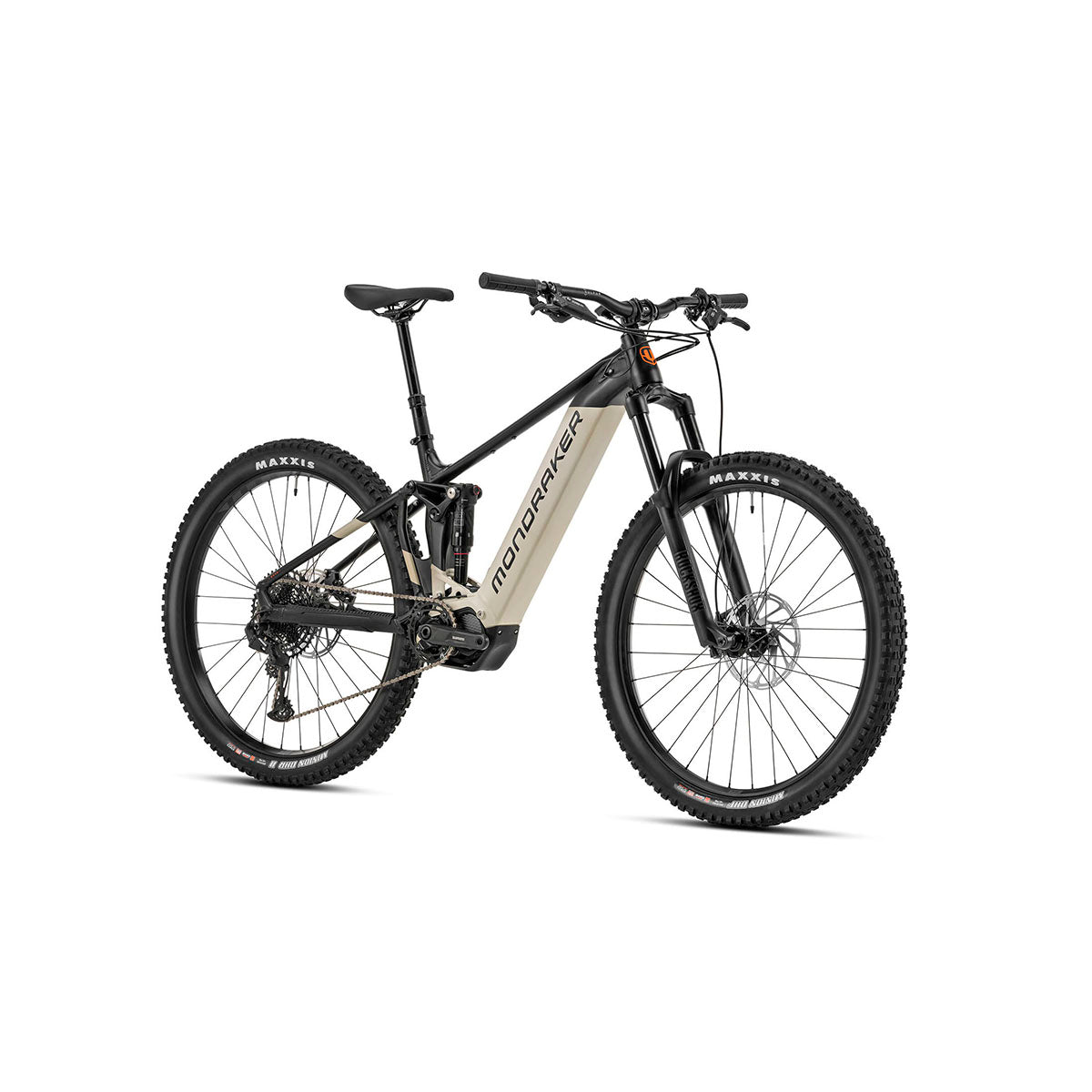 Mondraker DUSK (SE) Bike Black-Desert Grey-Orange (e-MTB ENDURO)