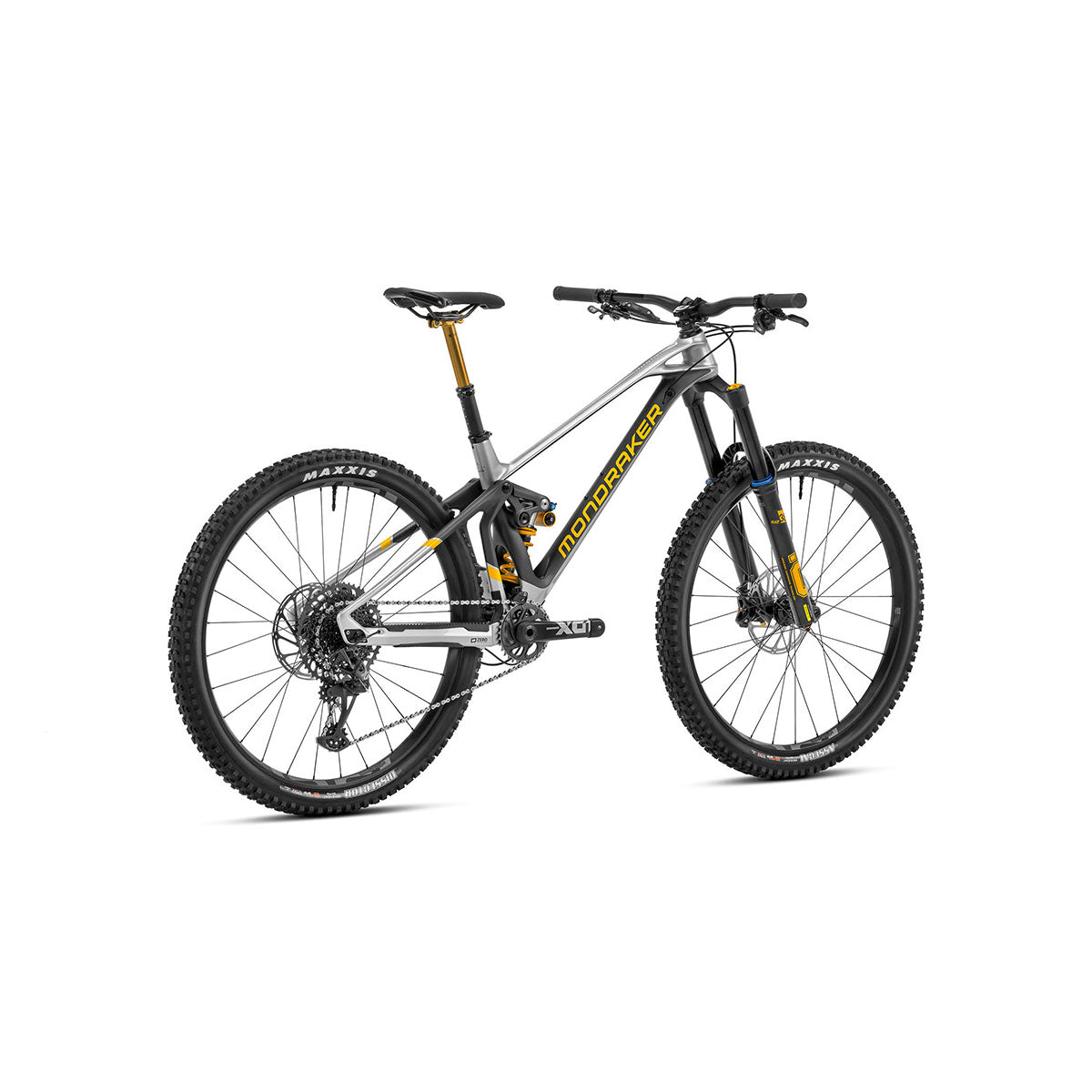 Mondraker - SUPERFOXY CARBON RR Bike - Silver/Carbon/Yellow (SUPER ENDURO)