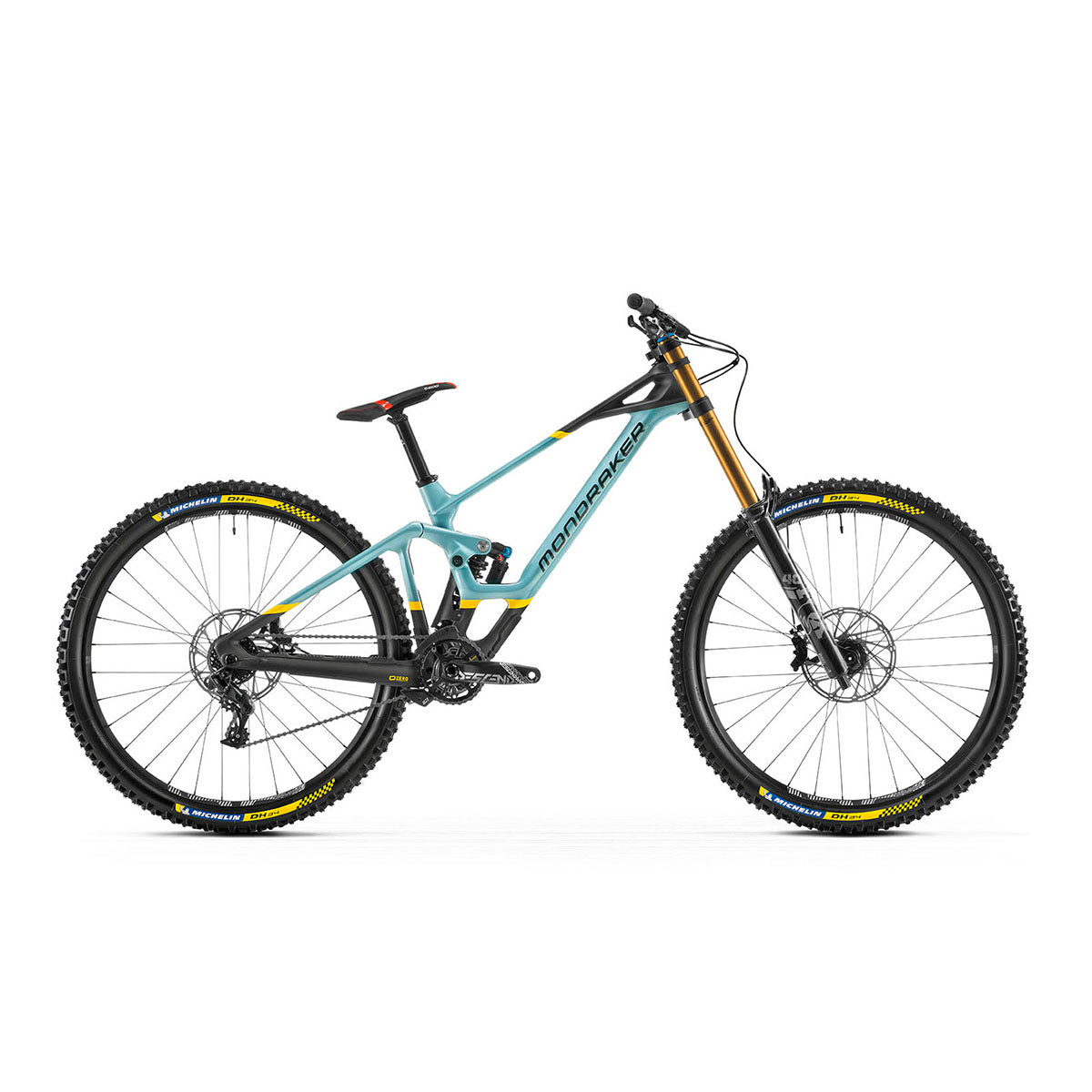 Mondraker - SUMMUM CARBON R 29 Bike - Carbon-Frost Green-Yellow (DOWNHILL)