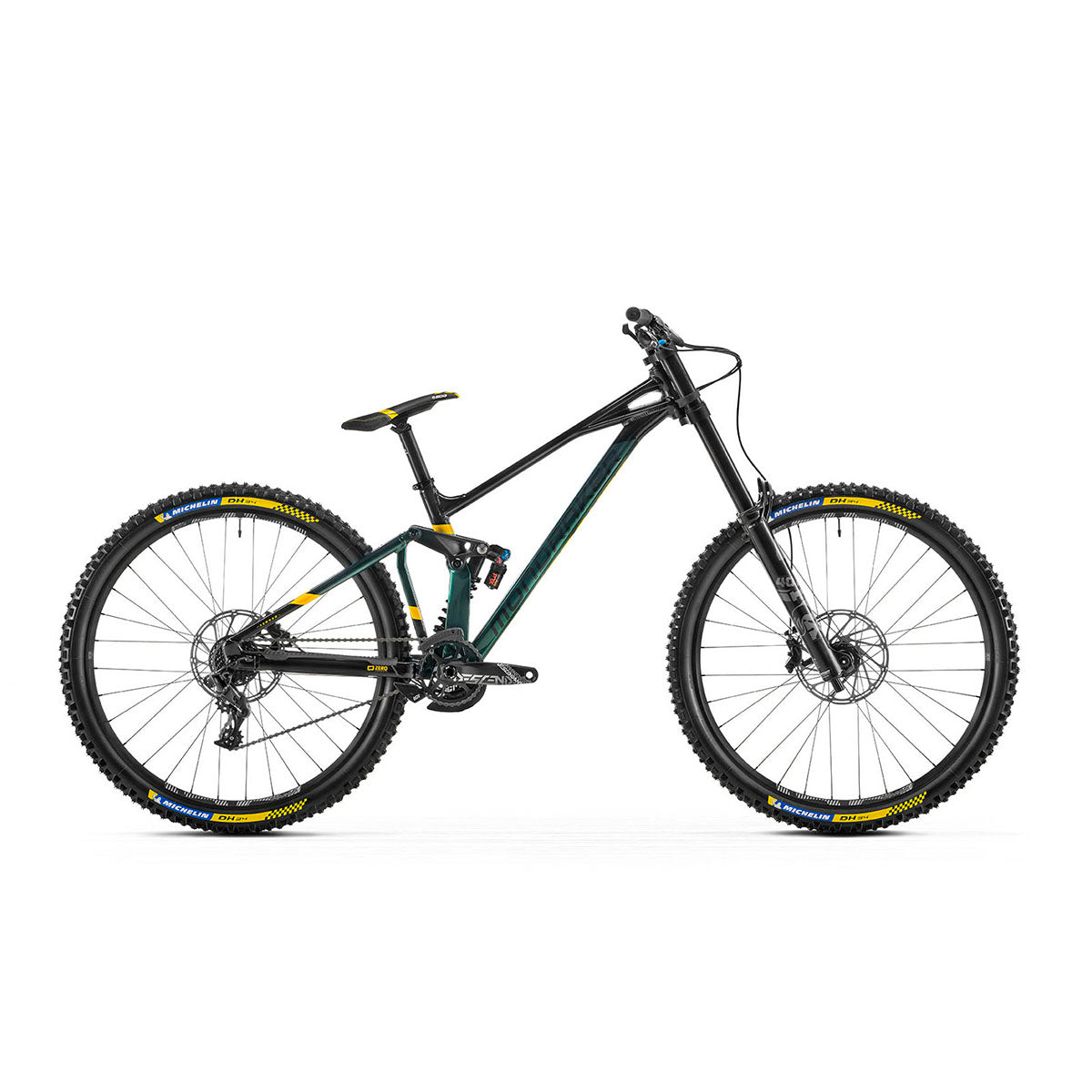 Mondraker SUMMUM R 29 Bike Green-Black-Ohlins Yellow (DOWNHILL)