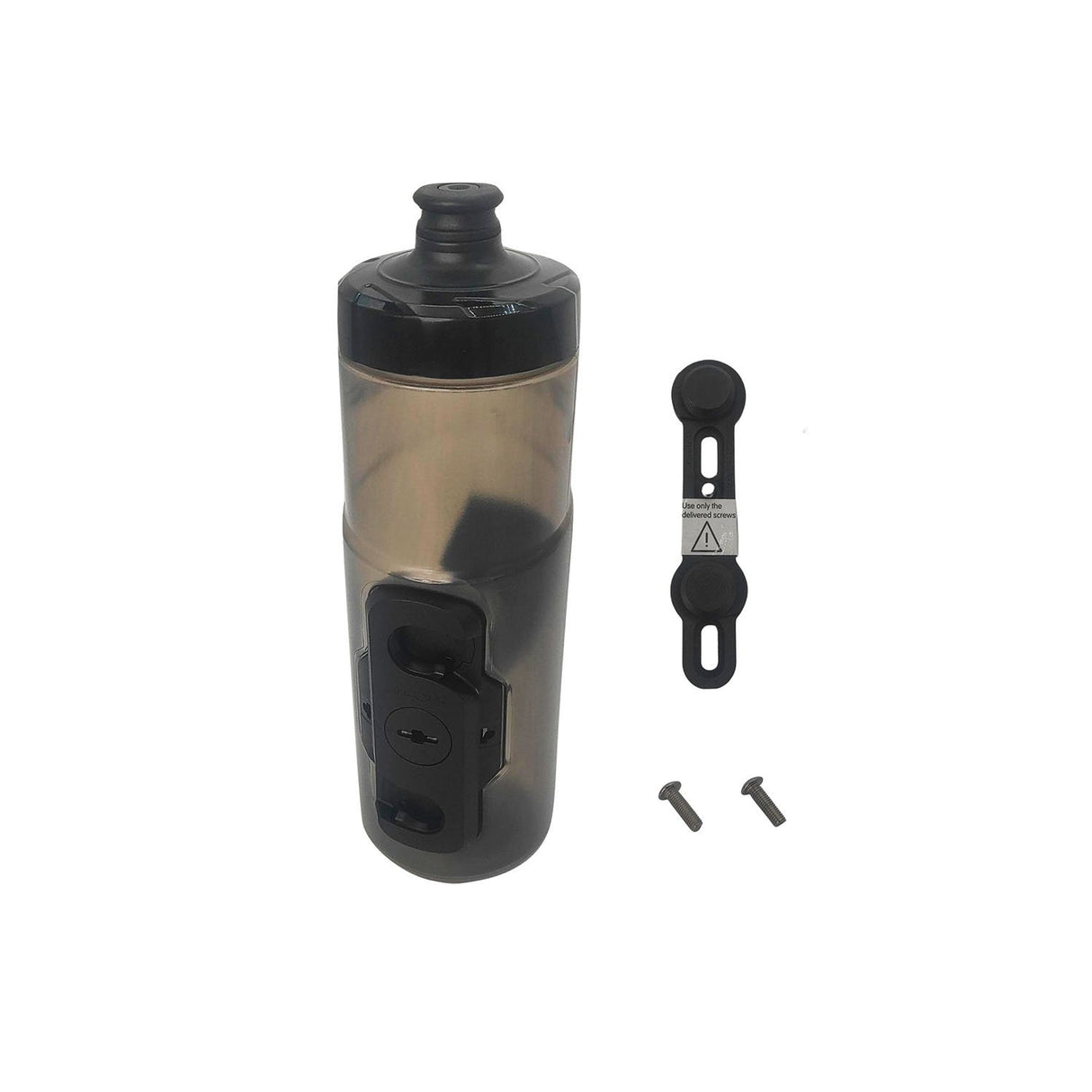 Mondraker Part# 099.22504 - FIDLOCK SMOKED TRANSPARENT 600ML BOTTLE (MONDRAKER CUSTOM  DESIGN) + MAGNETIC BASE KIT