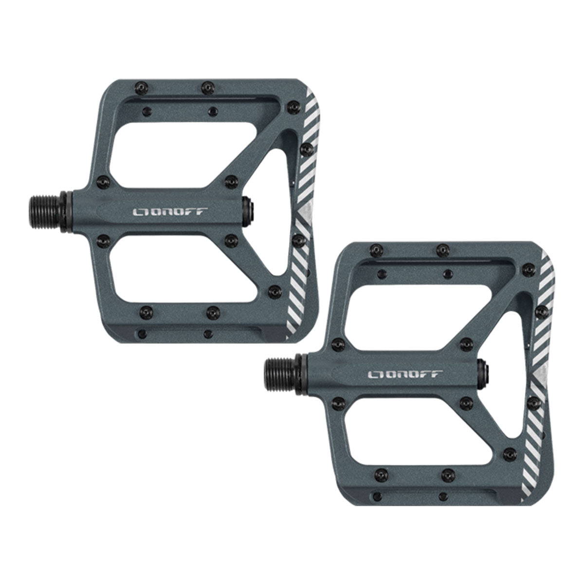 onoff pedals ONOFF - SHIELD V2 MTB PEDALS (Anthracite / Fuchsia / Blue)