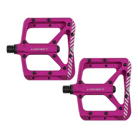 ONOFF - SHIELD V2 MTB PEDALS (Anthracite / Fuchsia / Blue)