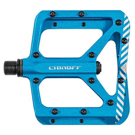 ONOFF - SHIELD V2 MTB PEDALS (Anthracite / Fuchsia / Blue) - ZEITBIKE
