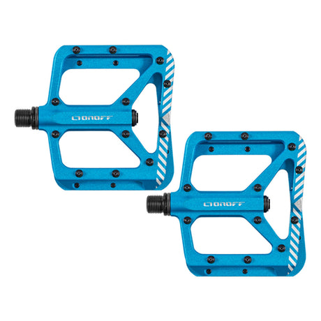 ONOFF - SHIELD V2 MTB PEDALS (Anthracite / Fuchsia / Blue)