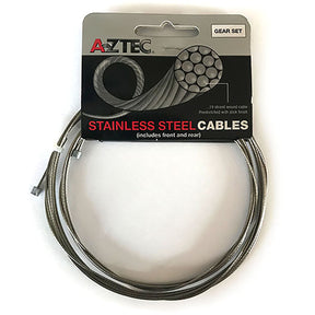Aztec - Stainless Inner Wire Gear (Front + Rear) - ZEITBIKE