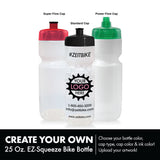 ZEITBIKE - Custom Bottles - 25 Oz. EZ-Squeeze Bike Bottles With Your Business Logo  (Starting at 150 pcs)