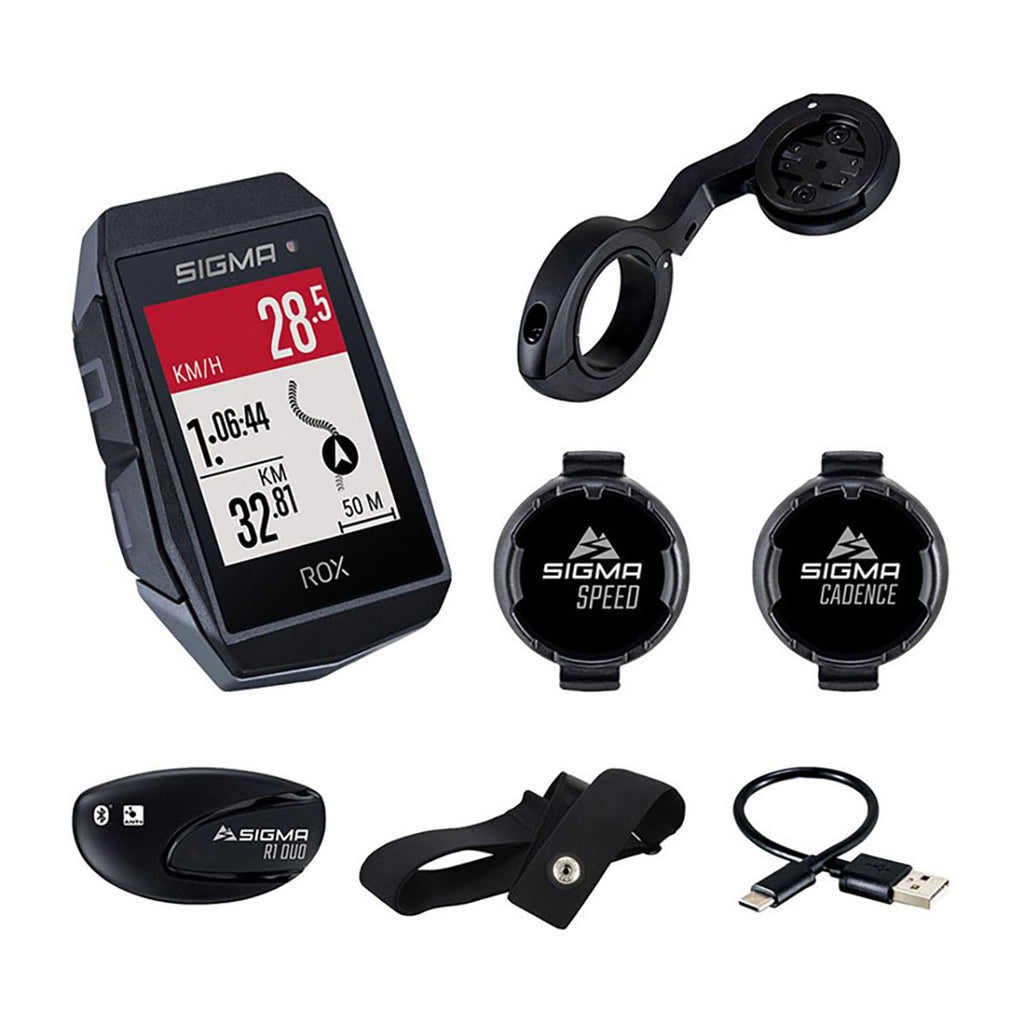 Ontdooien, ontdooien, vorst ontdooien US dollar Bewust worden SIGMA GPS Bike Computer - ROX 11.1 EVO, Black, Sensor Set – ZEITBIKE