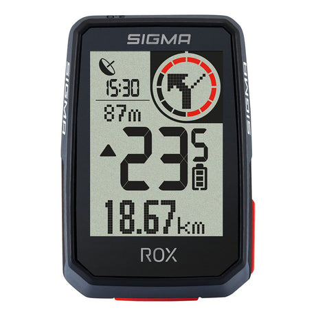 SIGMA GPS Bike Computer - ROX 2.0 Black Top Mount Set - ZEITBIKE