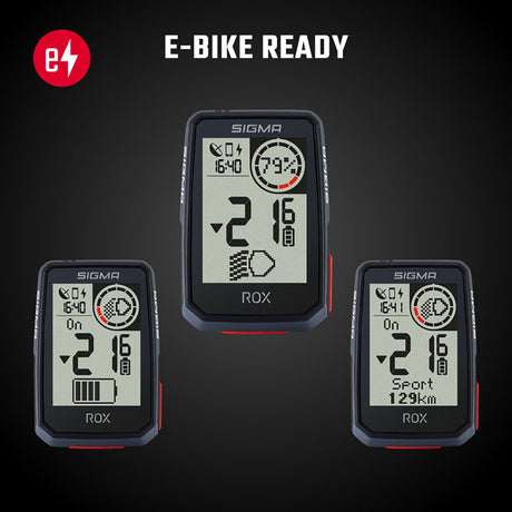 SIGMA GPS Bike Computer - ROX 2.0 Black Top Mount Set - ZEITBIKE