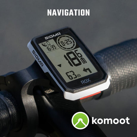 SIGMA GPS Bike Computer - ROX 2.0 Black Top Mount Set - ZEITBIKE