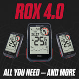 SIGMA GPS Bike Computer - ROX 4.0 Black, HR Set