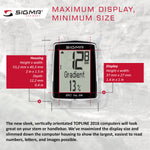 SIGMA Bicycle Computer - BC 14.16 STS, Wireless - ZEITBIKE