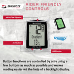 SIGMA Bicycle Computer - BC 14.16 STS, Wireless - ZEITBIKE