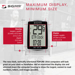 SIGMA Bicycle Computer - BC 16.16 STS, Wireless - ZEITBIKE