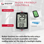 SIGMA Bicycle Computer - BC 16.16 STS, Wireless - ZEITBIKE