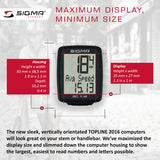 SIGMA Bicycle Computer - BC 7.16, Analogue Wireless - ZEITBIKE