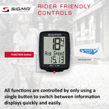 SIGMA Bicycle Computer - BC 7.16, Wired - ZEITBIKE