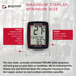 SIGMA Bicycle Computer - BC 9.16 ATS, Analogue Wireless - ZEITBIKE