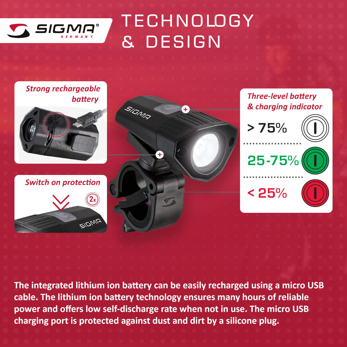 SIGMA Light - BUSTER 100, Power Light w/ optional NUGGET II Flash - ZEITBIKE