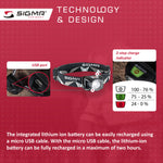 SIGMA Light - HEADLED II, All Round Head Light - ZEITBIKE
