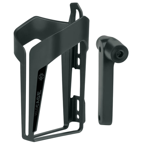 SKS - Bicycle Drinking Bottle Cage - COMPIT Adapter + VeloCage - Black