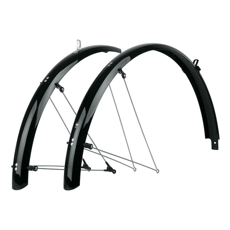 SKS - Bicycle Fender Set for Commuter (2pc Set) - Black - ZEITBIKE