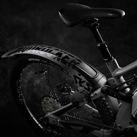 SKS - Bike Rear Fender - Mudrocker - Black, 27.5" To 29", 59-76mm/2.2"-3" - ZEITBIKE