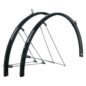 SKS - Bike Fender Set, Bluemels B35 Black / Silver, 700x20-28 - ZEITBIKE