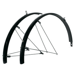 SKS - Bike Fender Set, Bluemels B45 Black / Silver, 700x28-37 - ZEITBIKE