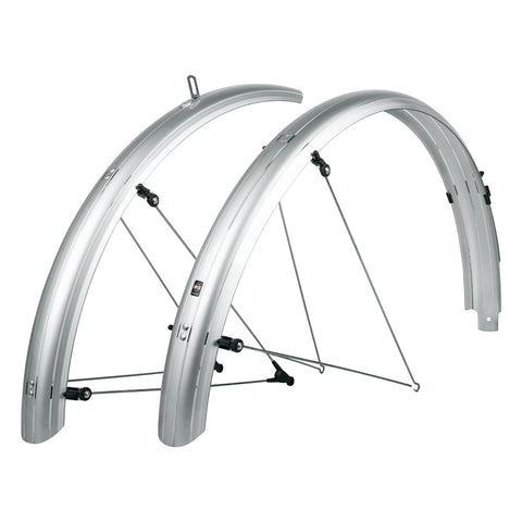 SKS - Bike Fender Set, Bluemels B65 Black / Silver, 27.5/29/700x2.25 max