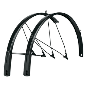 SKS - Bike Fender Set, Bluemels Style B46, Matte Black, 700x28-40 - ZEITBIKE