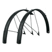 SKS - Bike Fender Set, Bluemels Style B56 Matte Black, 700x32-47 - ZEITBIKE