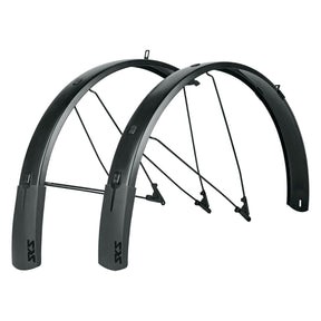 SKS - Bike Fender Set, Bluemels Style B75 Matte Black, 27.5/29/700x2.25-2.6 - ZEITBIKE