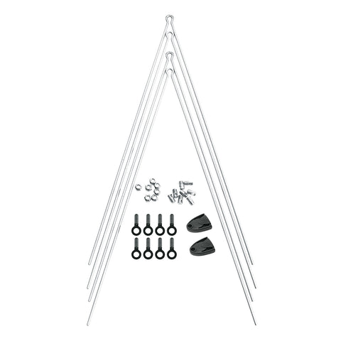SKS - Bike Fender Parts - Xtra Long V Stay Kit for Chromo & Longboard (380mm Stays) - ZEITBIKE