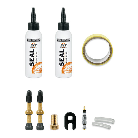 SKS - Bike Kit - Tubeless Kit (sealant, valves, adapter, Rim Tape 29mm, etc.) - ZEITBIKE