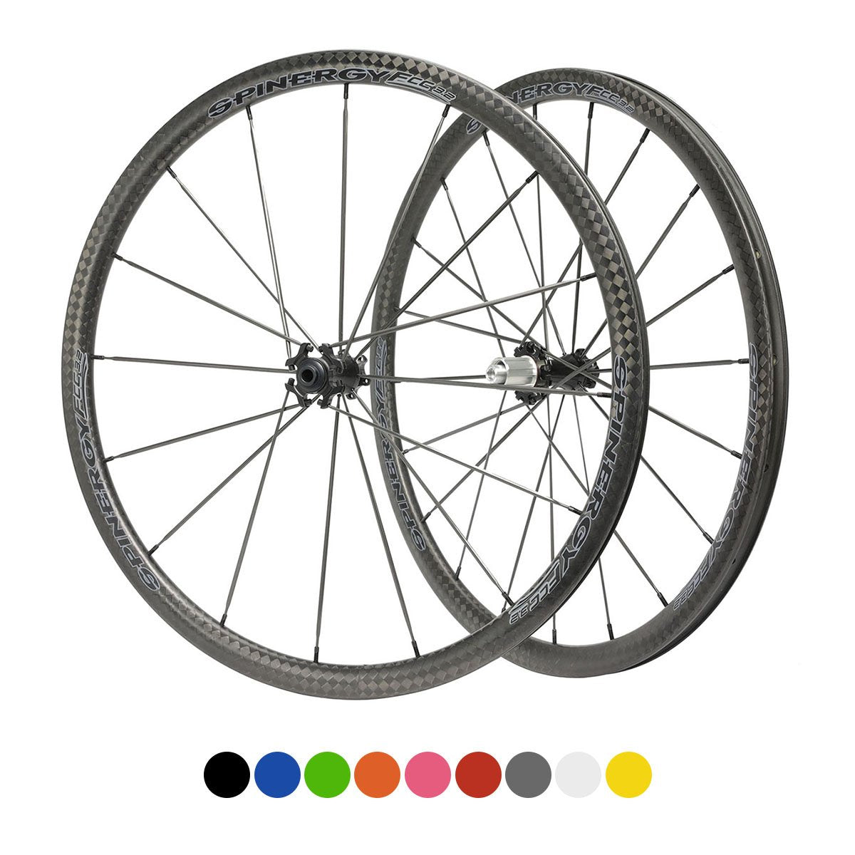 SPINERGY Stealth FCC 3.2 700c Front & Rear Wheel Set for Road