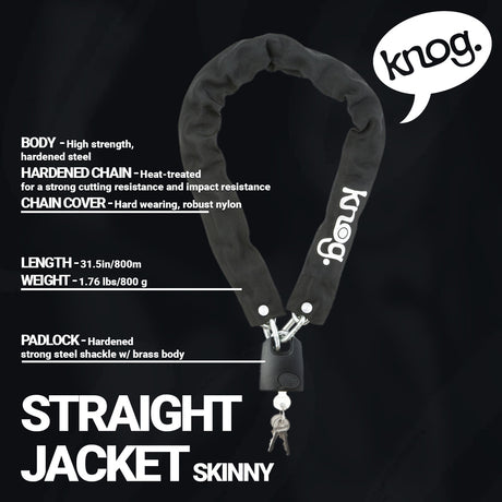 Knog - Straight Jacket Skinny - Chain Lock - ZEITBIKE