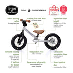 Trybike Steel 2-in-1 Balance Bike w/ Optional Trike Kit - ZEITBIKE