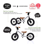 Trybike Steel 2-in-1 Balance Bike w/ Optional Trike Kit - ZEITBIKE