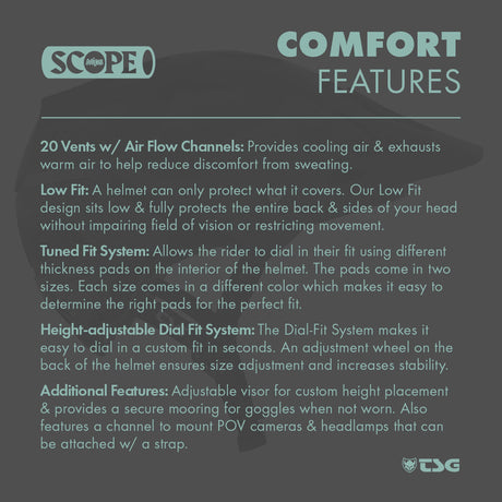 TSG - Helmet - Scope Solid Color - Satin Black - ZEITBIKE